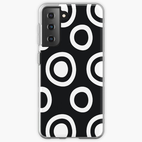 Black and White Circles Remix Samsung Galaxy Soft Case