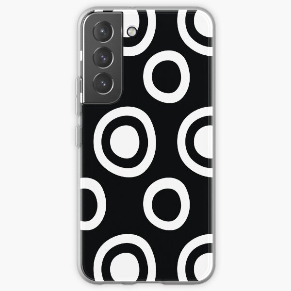 Black and White Circles Remix Samsung Galaxy Soft Case