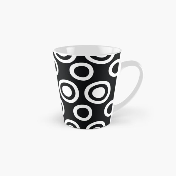 Black and White Circles Remix Tall Mug