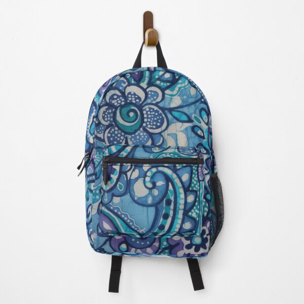 Item preview, Paisley Batik in Blue and Indigo designed and sold by Leslie Rogers Todder.