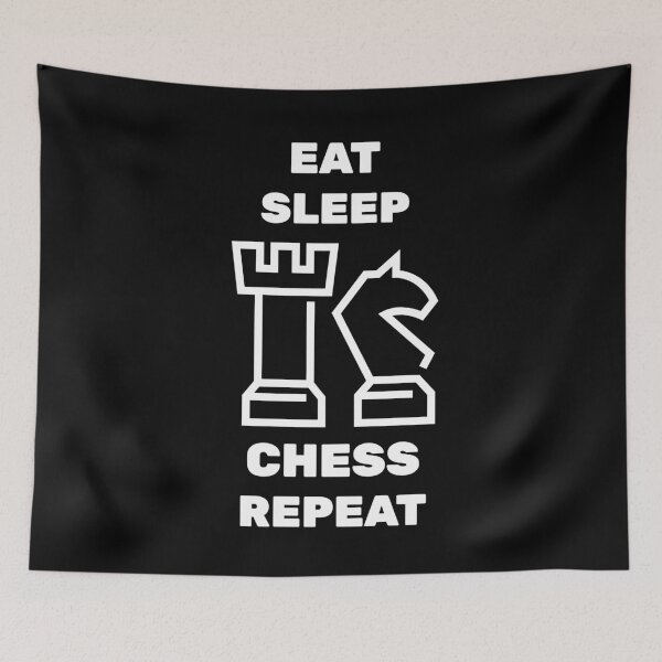 Item preview, Eat Sleep Chess Repeat designed and sold by joabaj.