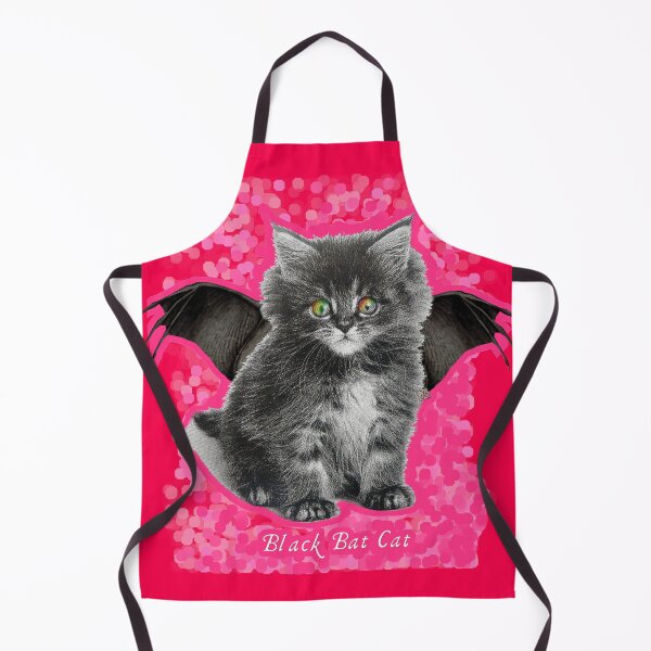 Item preview, Black Bat Cat - Rainbow Eyes (By ACCI) Fuchsia designed and sold by VanyssaGraphics.