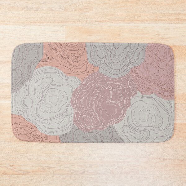 Item preview, Pastel Colours Abstract Topography  Aeasthetic  Pattern designed and sold by zedonee.