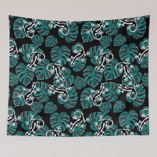 Item preview, Gecko And Green Leaf Pattern designed and sold by TMBTM.