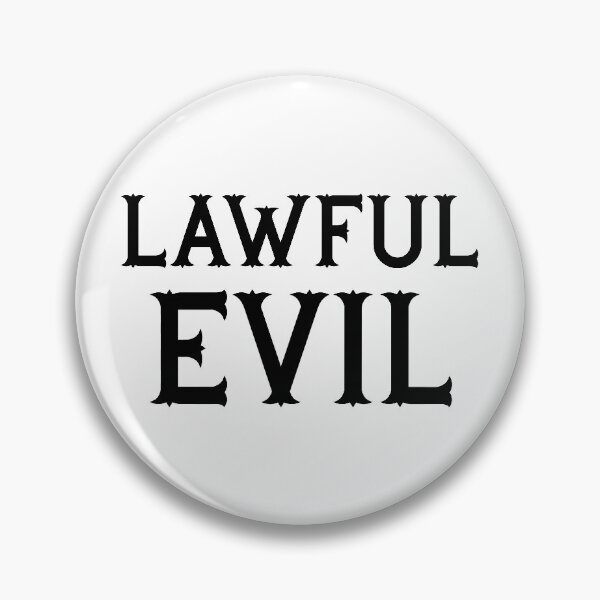 Item preview, Lawful Evil! designed and sold by DoodleDashCollective.