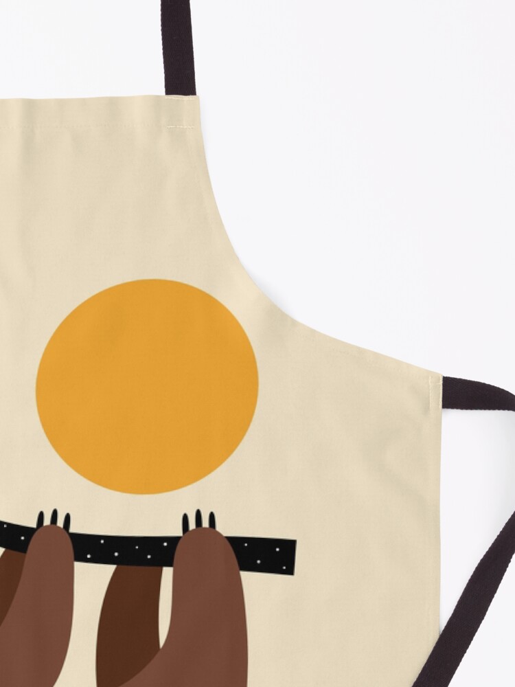 Alternate view of Keep Calm And Live Slow Apron