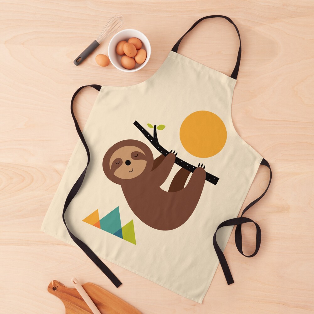Keep Calm And Live Slow Apron