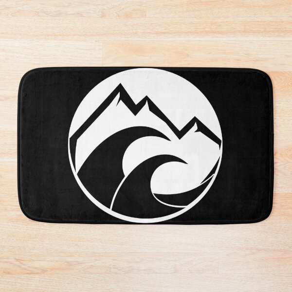 Item preview, jagged mountain and crashing ocean abstract  designed and sold by pholange.