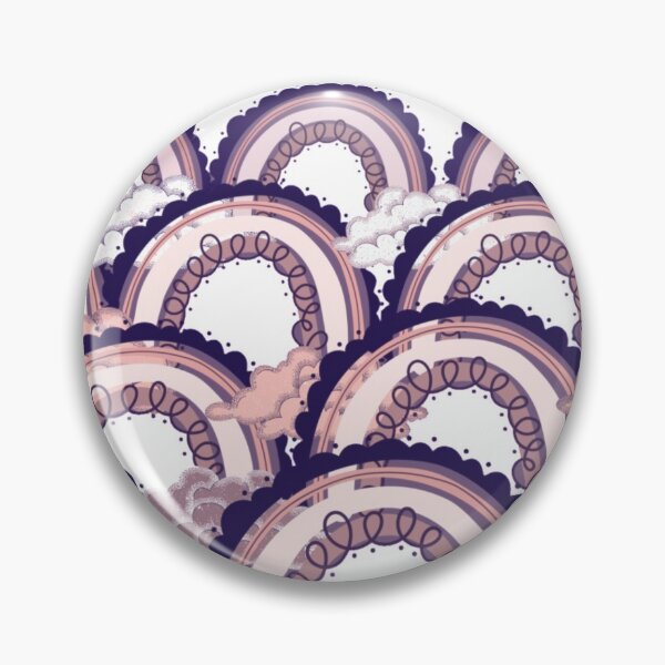 Item preview, Pastel pink orange rainbow pattern designed and sold by MarineTreasury.