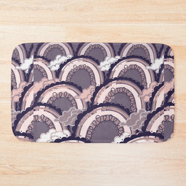 Item preview, Pastel pink orange rainbow pattern designed and sold by MarineTreasury.