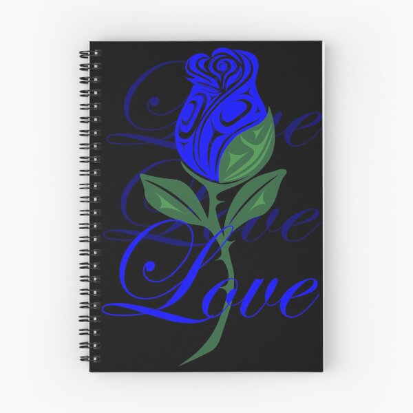 Item preview, Blue Rose on Black designed and sold by Lou-ann Neel.