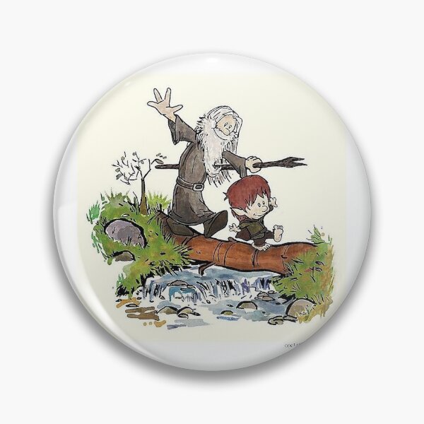 Item preview, Calvin and Hobbes Lord of The Rings Mashup designed and sold by AtariFrootLoops.
