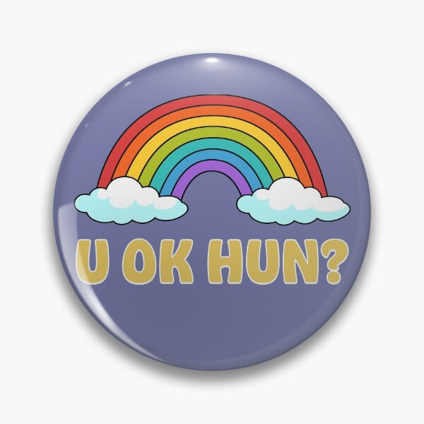 Item preview, U OK HUN? Funny Rainbow designed and sold by ForFunDesigns.
