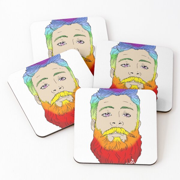 Item preview, Rainbow Beard WL designed and sold by kimberlykenan.