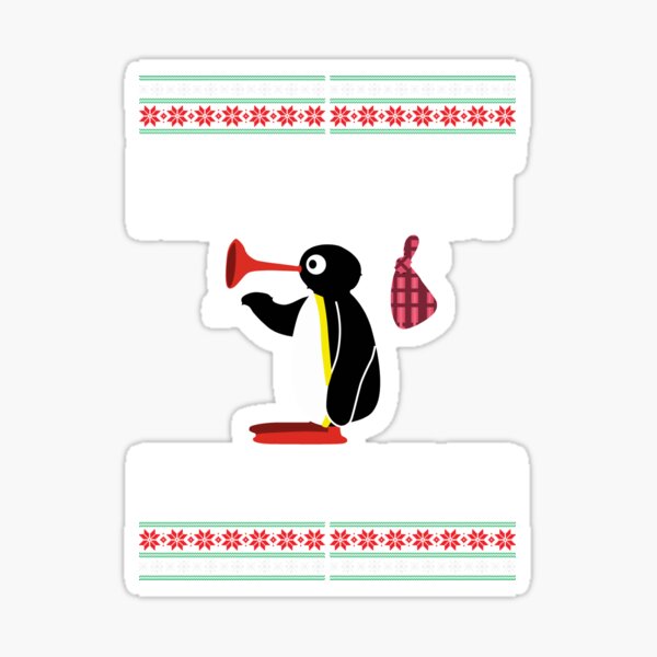 Vista previa del artículo con la obra «Divertido regalo de pingüino navideño de Noot Noot Fu**ing», diseñado y vendido por samer11.