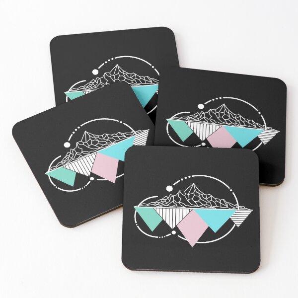 Item preview, Berge Mountains Berg Mountain geometric pastel lines designed and sold by MissColonia.