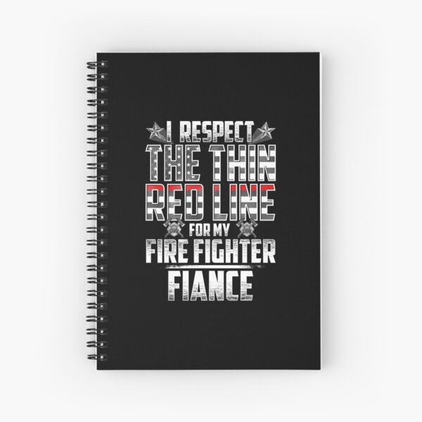 Item preview, Fiance Fire Fighter Thin Red Line designed and sold by wheedesign.