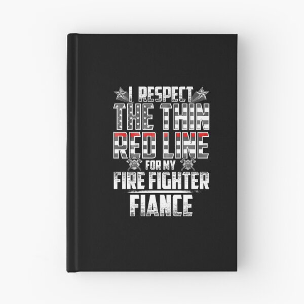 Item preview, Fiance Fire Fighter Thin Red Line designed and sold by wheedesign.