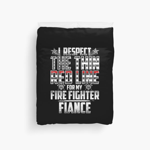 Item preview, Fiance Fire Fighter Thin Red Line designed and sold by wheedesign.