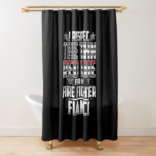 Item preview, Fiance Fire Fighter Thin Red Line designed and sold by wheedesign.