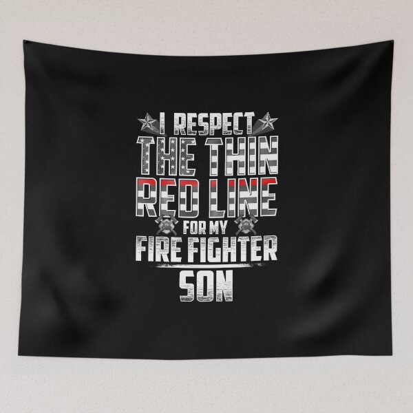 Item preview, Son Fire Fighter Thin Red Line designed and sold by wheedesign.