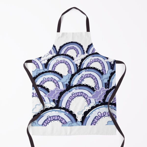 Item preview, Pastel purple blue rainbow pattern designed and sold by MarineTreasury.