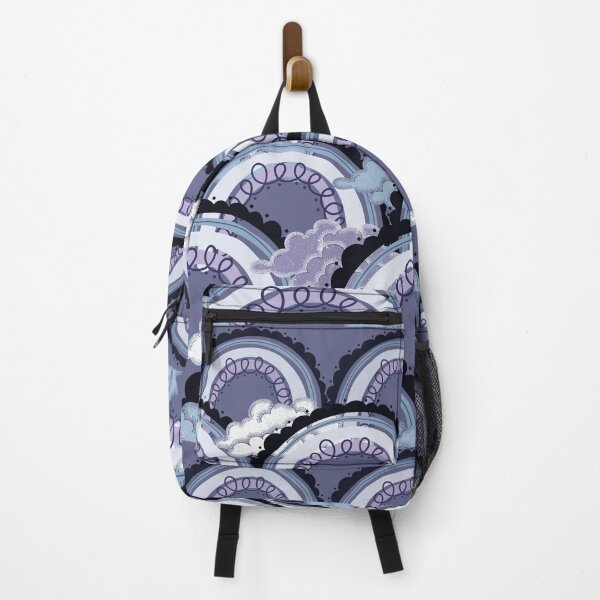 Item preview, Pastel purple blue rainbow pattern designed and sold by MarineTreasury.