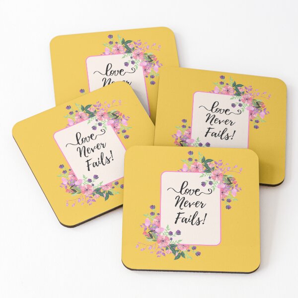 Item preview, LOVE NEVER FAILS! - 1 Corinthians 13:8  designed and sold by fsultesart.
