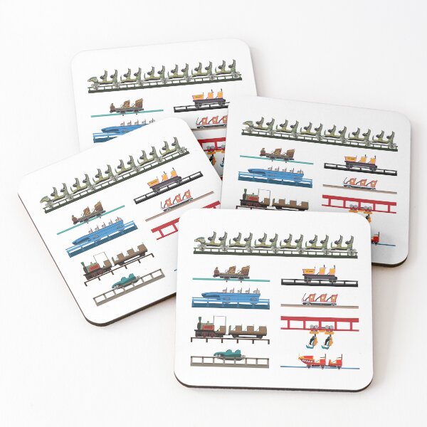 Item preview, Walibi Belgium Coaster Cars Design designed and sold by CoasterMerch.