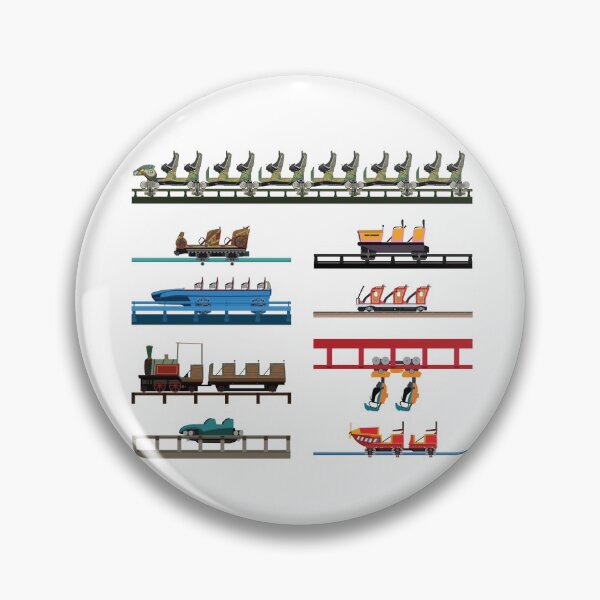Item preview, Walibi Belgium Coaster Cars Design designed and sold by CoasterMerch.