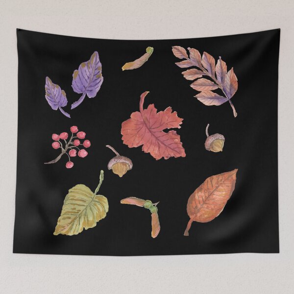 Item preview, Tossed Fall Leaves designed and sold by Leslie Rogers Todder.