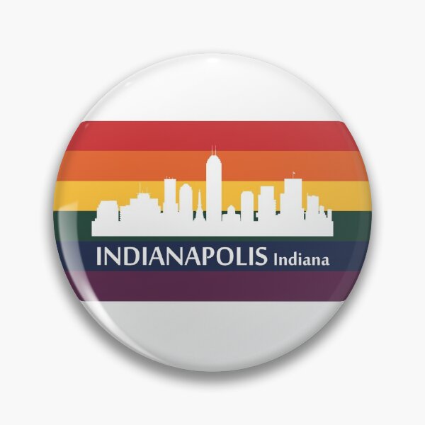 Item preview, Indianapolis Indiana, USA. skyline city silhouette designed and sold by Pointit.