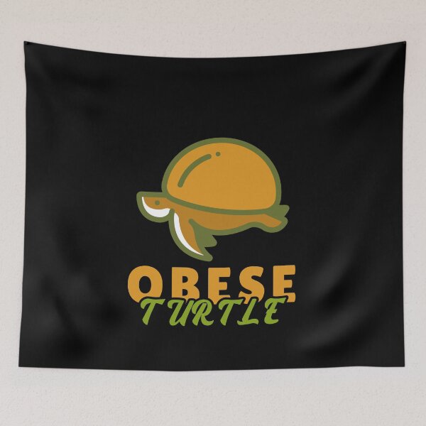 Item preview, Obese Turtle Tortoise Orange designed and sold by jacks-tees.