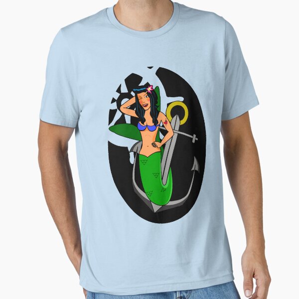 Item preview, Daisy Jones - Mermaid Pin-Up designed and sold by BrazenSwagger.