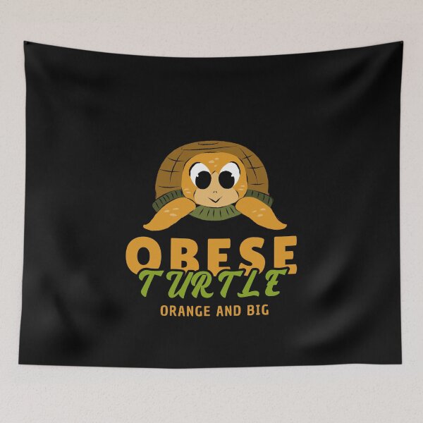 Item preview, Obese Turtle Tortoise Orange designed and sold by jacks-tees.