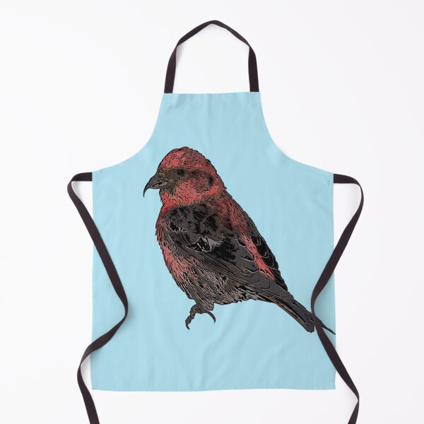 Item preview, White Winged Crossbill Black Alternate Print designed and sold by designsasstultd.