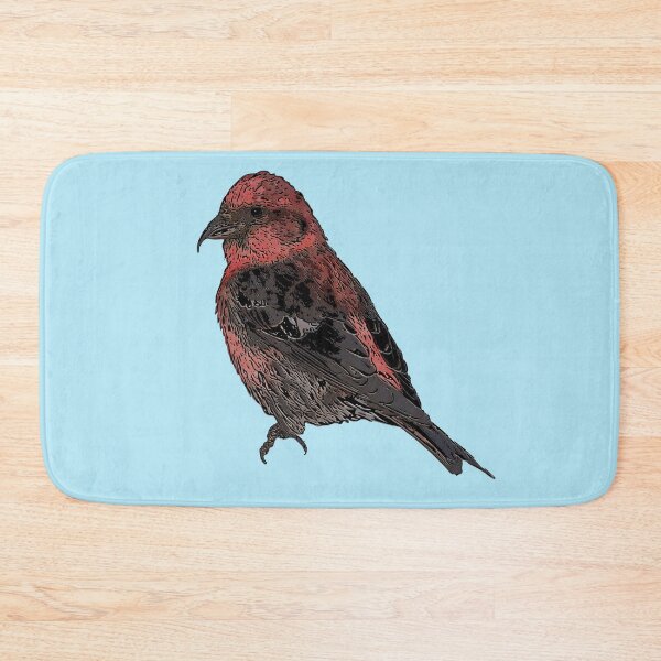 Item preview, White Winged Crossbill Black Alternate Print designed and sold by designsasstultd.