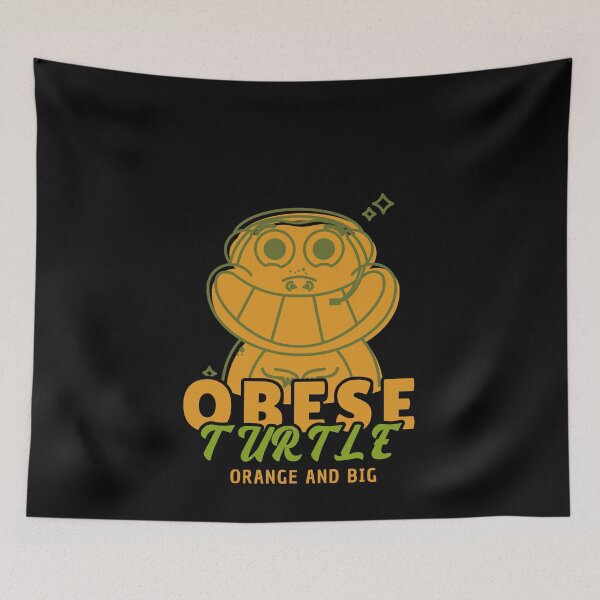 Item preview, Obese Turtle Tortoise Orange designed and sold by jacks-tees.