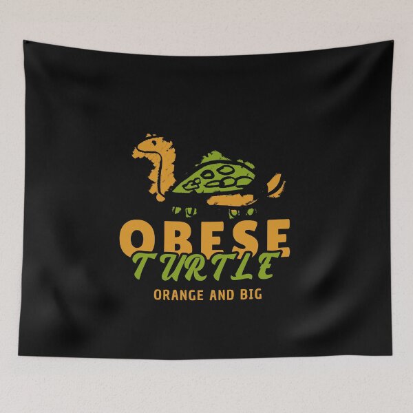 Item preview, Obese Turtle Tortoise Orange designed and sold by jacks-tees.