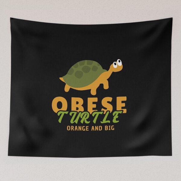 Item preview, Obese Turtle Tortoise Orange designed and sold by jacks-tees.