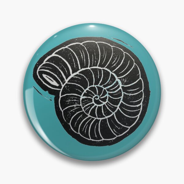 Item preview, Ammonite lino cut designed and sold by salfent.