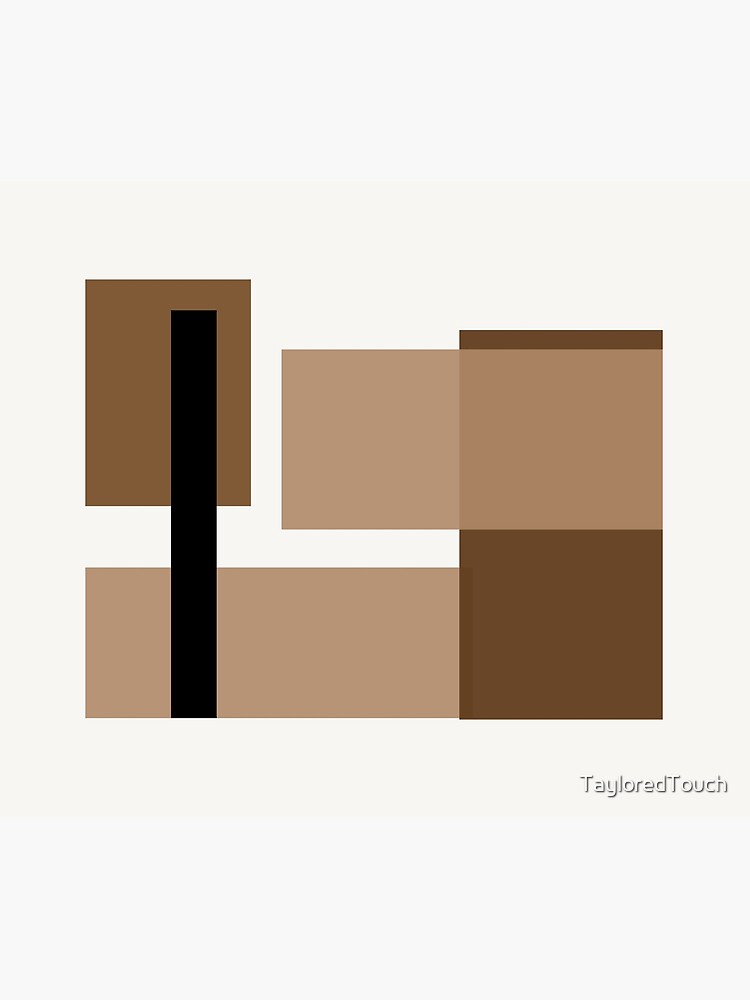 Neutral brown Abstract by TayloredTouch