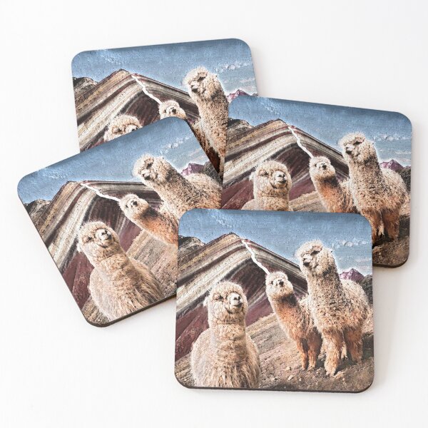 Item preview, Alpacas on Rainbow Mountain, Peru designed and sold by MarcoSc11.