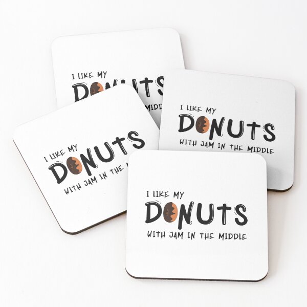 Item preview, I like my Donuts with jam in the middle designed and sold by artFromPi.
