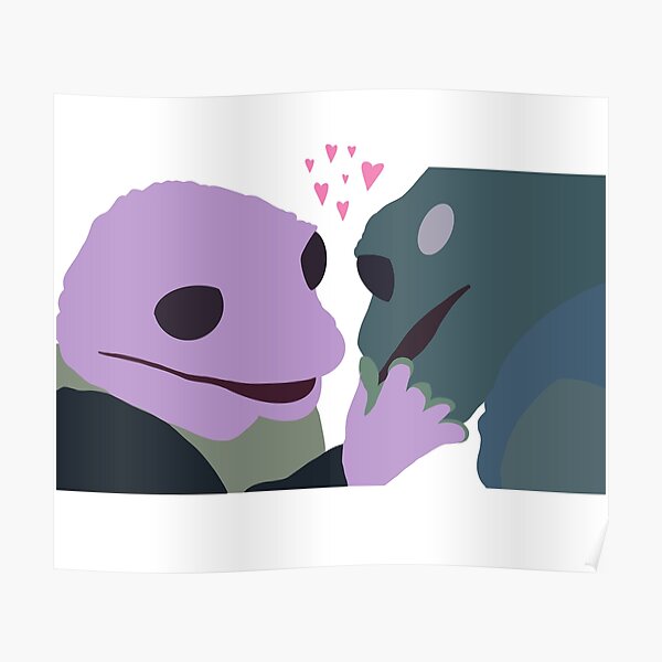 Frog Lady and Lover Poster
