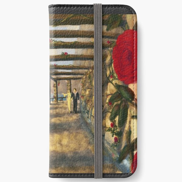 Romantic Medieval Fantasy Art Scene iPhone Wallet