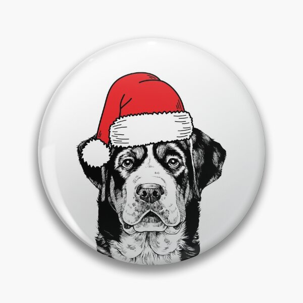 Item preview, Christmas Swissy Santa Greater Swiss Mountain Dog Holiday designed and sold by thepawster.