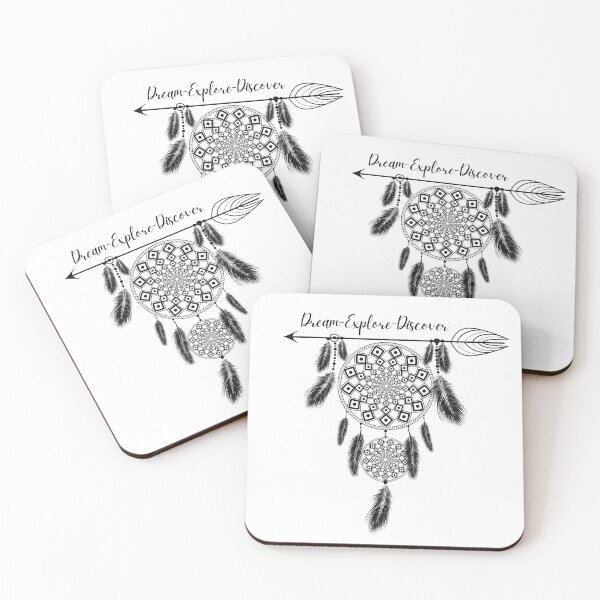 Item preview, Dream Explore Discover Dreamcatcher designed and sold by raeofhopequotes.