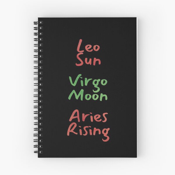 Item preview, Leo Sun Virgo Moon Aries Rising Text designed and sold by leomooncreates.
