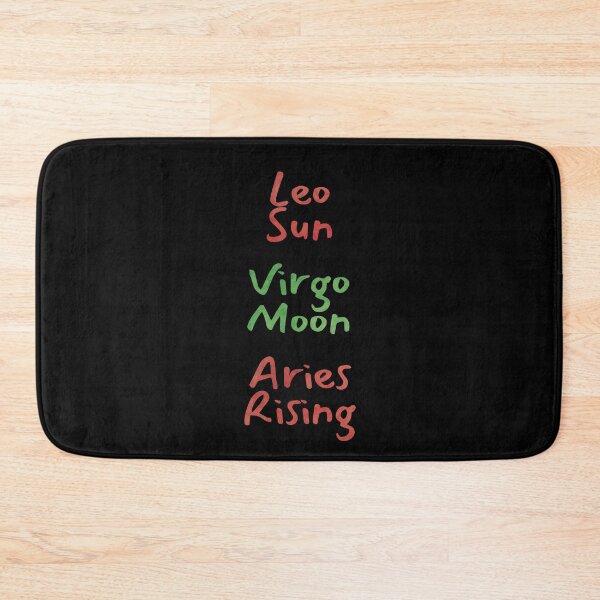 Item preview, Leo Sun Virgo Moon Aries Rising Text designed and sold by leomooncreates.